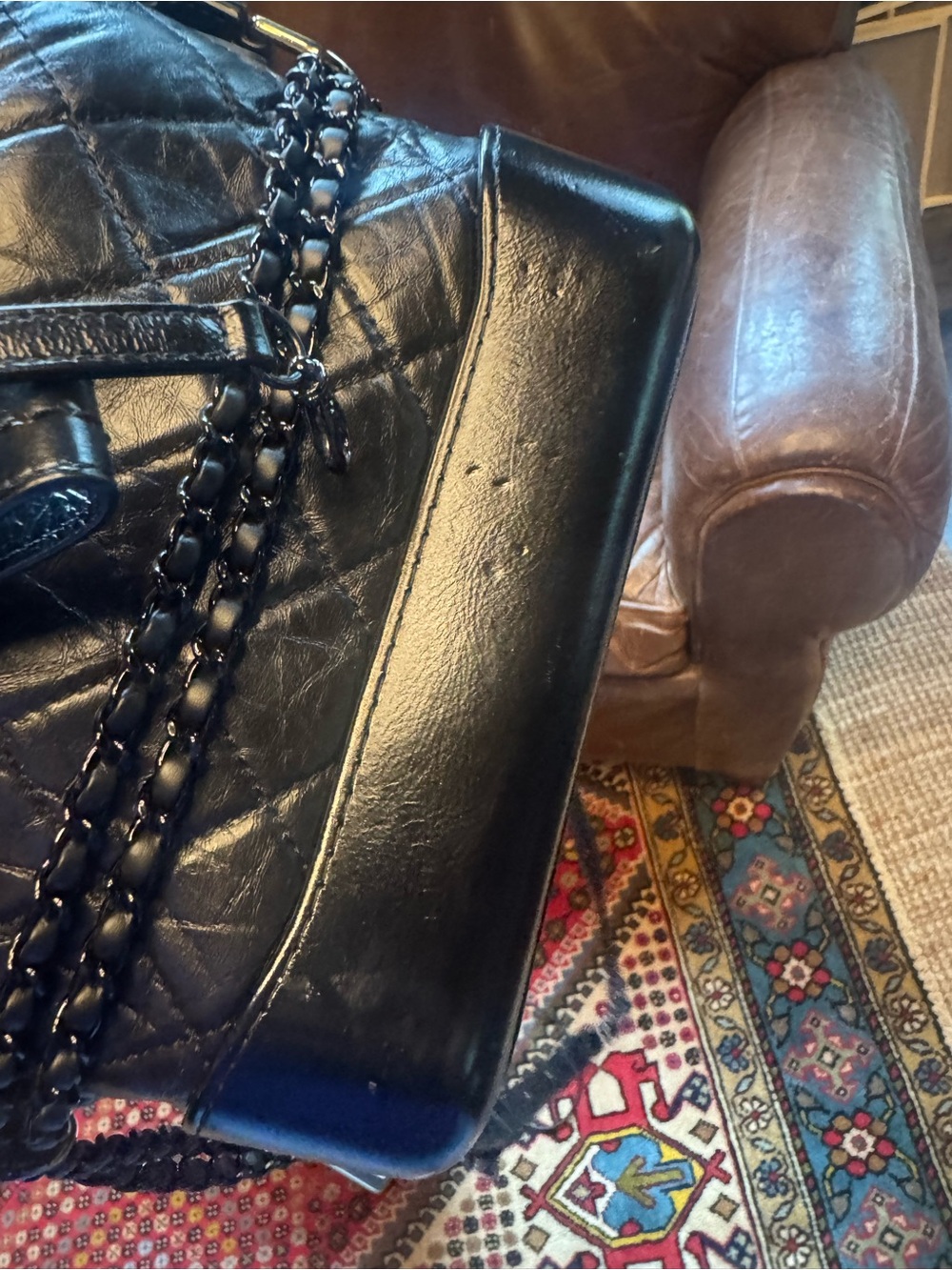 CHANEL Ages Calfskin Small Gabrielle Hobo in So Black - Picture 11 of 13